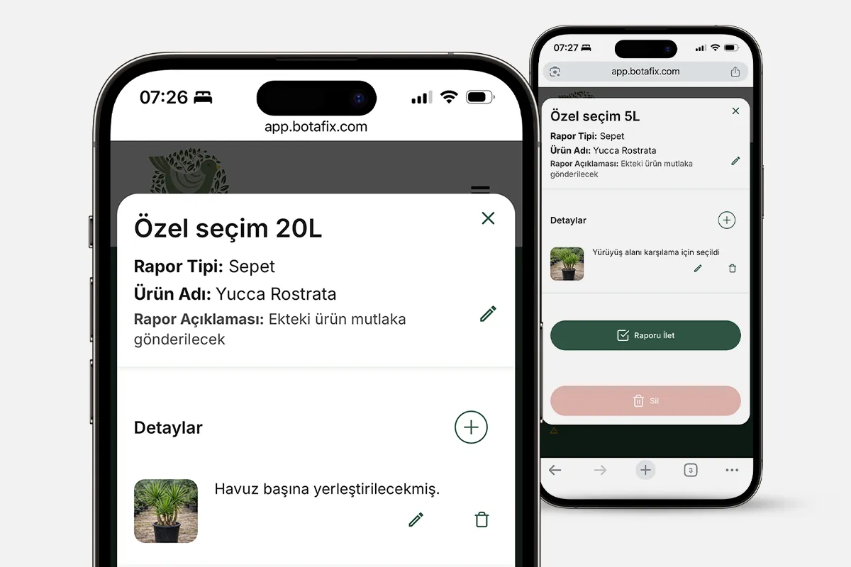 Sipariş Raporu